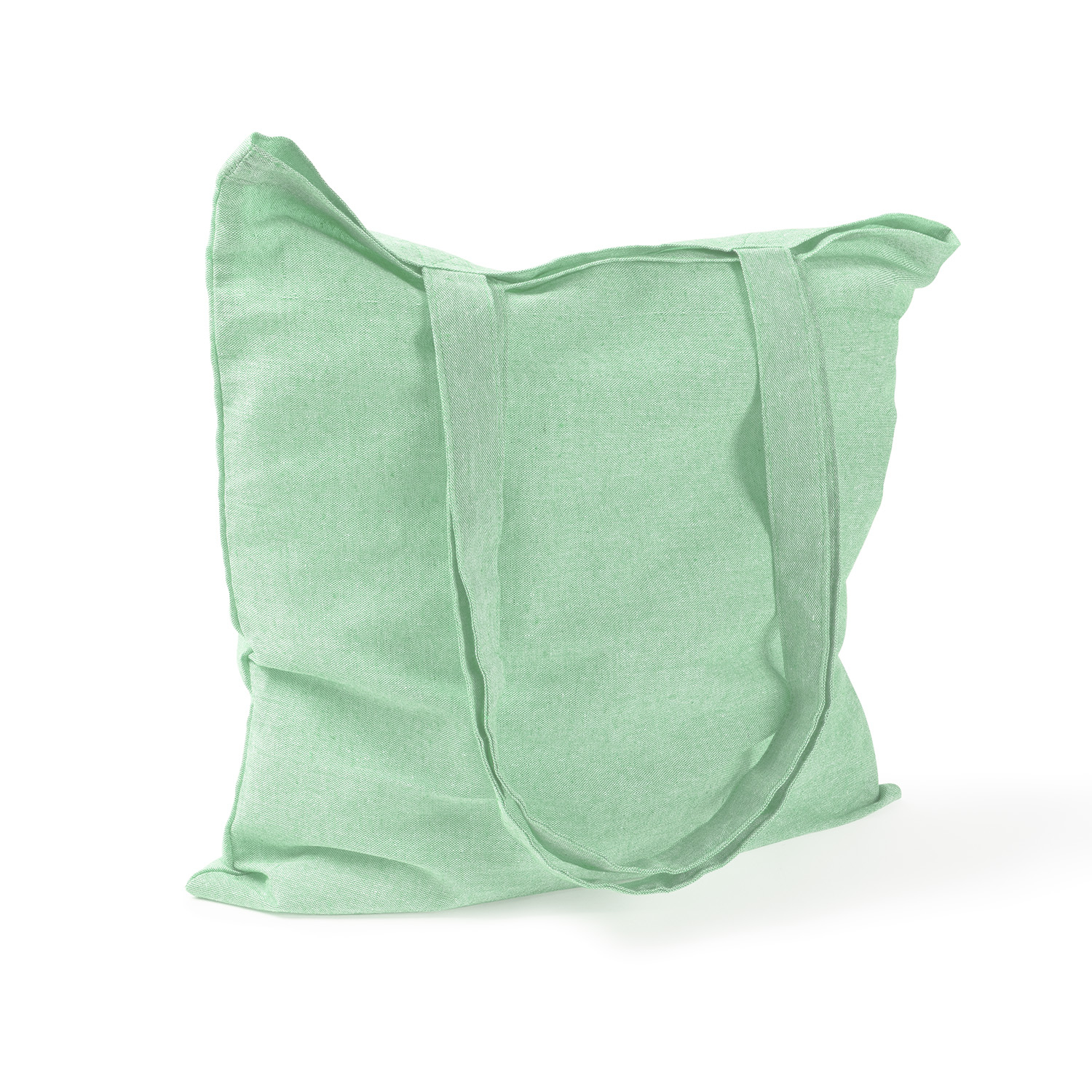 Tote bag coton polyester 120 g publicitaire Amur Vert clair